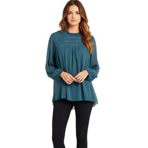 Banana Republic Blouse Sz Large Bohemian Boho Coquette Cottagecore Victorian